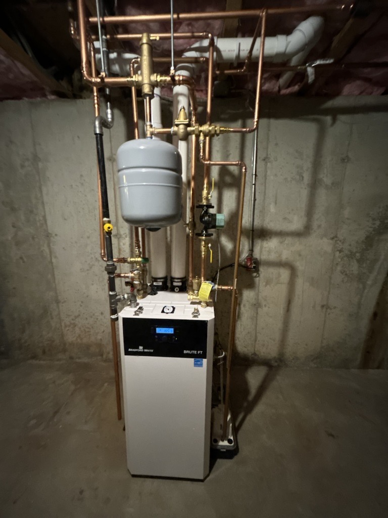 High-Efficiency Boiler Installation
