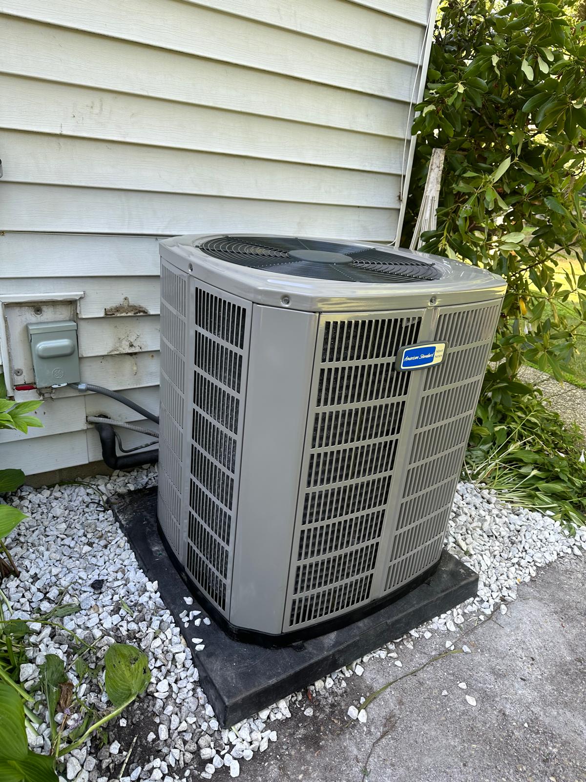 AC unit installation